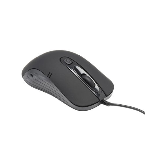 connektgear MO543 USB Full-Size 4 Button Optical Mouse - Black