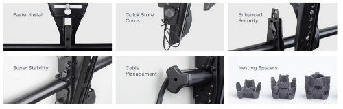 Chief MTM1U TV mount 139.7 cm (55") Black