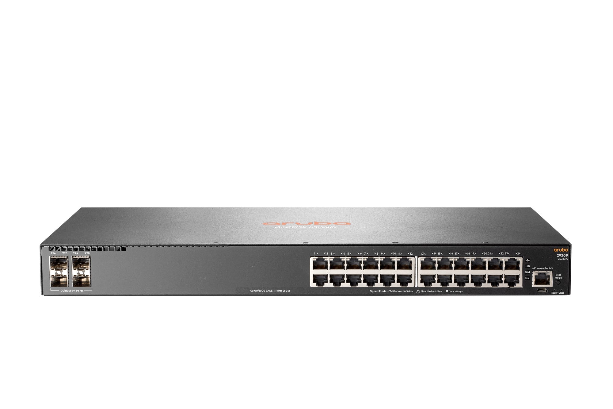 HPE Aruba Networking Aruba 2930F 24G 4SFP+ Managed L3 Gigabit Ethernet (10/100/1000) 1U