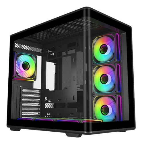 Cooler Master Elite 600 Midi Tower Black, Transparent