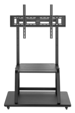 Manhattan Trolley Mount Stand for TV & Monitors, For screens 37" to 100", VESA compatability: all between 200x200 to 800x600mm - check the dimensions of the four mounting holes on back of screen to ensure it fits, Max 150kg, Height-adjustable to four leve