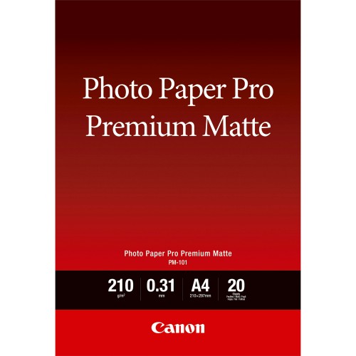 Canon PM-101 Premium Matte Photo Paper A4 - 20 Sheets