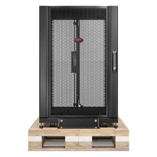 APC NetShelter SX, Server Rack Enclosure, 18U, Shock Packaging, Black, 925H x 600W x 1070D mm