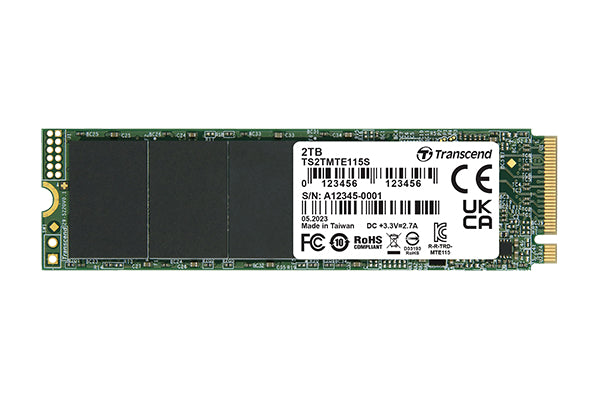 Transcend PCIe SSD 115S 250 GB M.2 PCI Express 3.0 NVMe 3D NAND