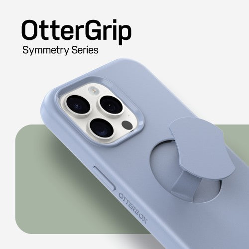 OtterBox OtterGrip Symmetry Series for iPhone 15 Pro Max, You Do Blue (Blue)