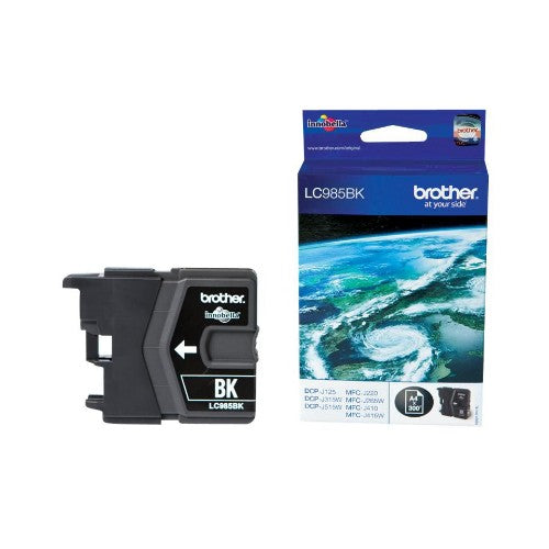 Brother LC-985BK Ink cartridge black, 300 pages ISO/IEC 24711 9ml for Brother DCP-J 125