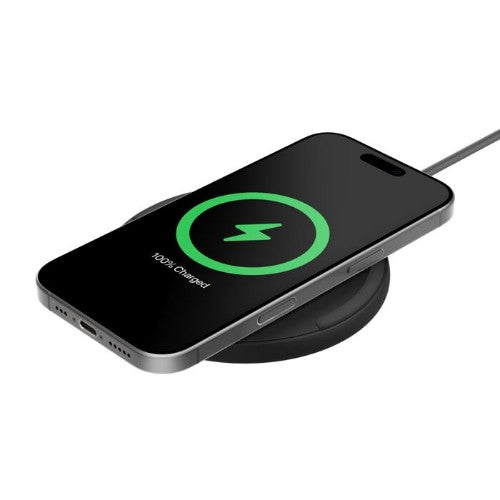 Belkin WIA012HQBK mobile device charger Smartphone Black AC Wireless charging Fast charging Indoor