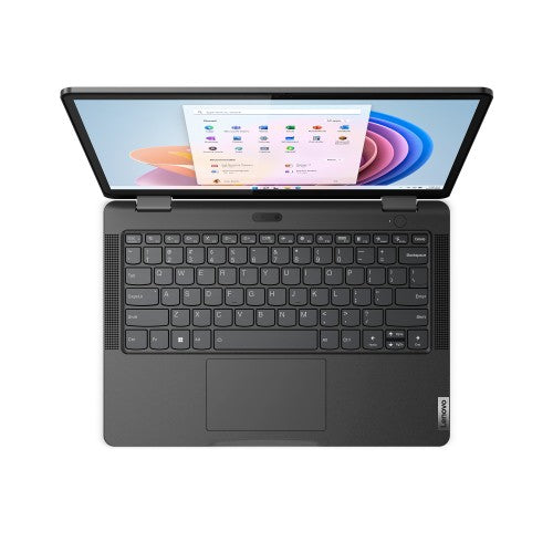 Lenovo 13w Yoga Gen 2 AMD Ryzen™ 5 7530U Hybrid (2-in-1) 33.8 cm (13.3") Touchscreen WUXGA 8 GB DDR4-SDRAM 256 GB SSD Wi-Fi 6 (802.11ax) Windows 11 Pro UK English Black