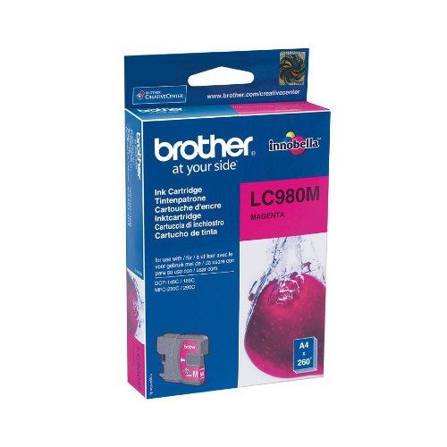 Brother LC-980M Ink cartridge magenta, 260 pages ISO/IEC 24711 5.5ml for Brother DCP 145 C