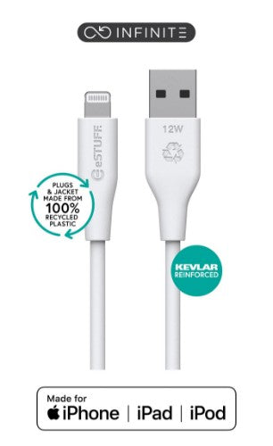 eSTUFF ES601270 lightning cable 2 m White