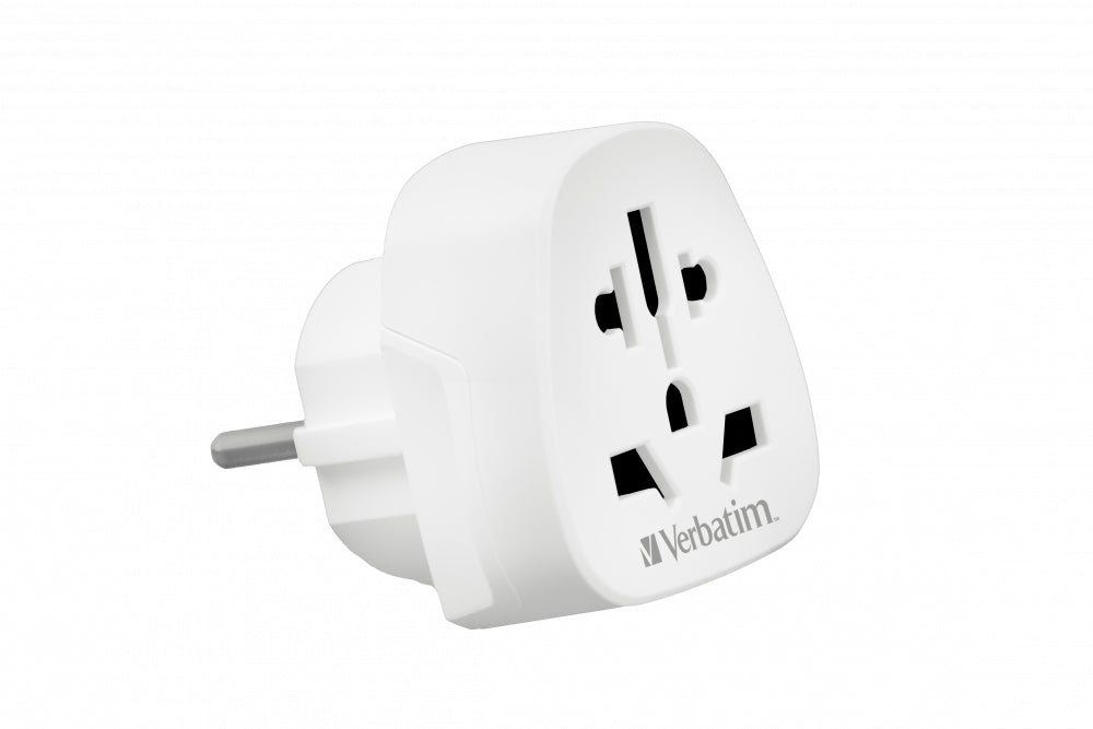 Verbatim World to Europe Adapter WTEU-02 Travel Plug