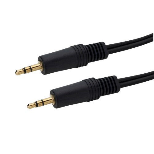 connektgear 5m 3.5mm Stereo Jack Audio Cable - Male to Male - Gold Connectors