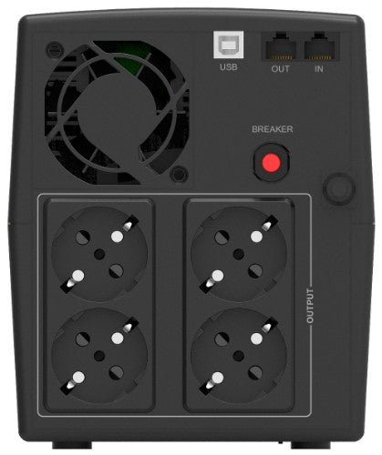 PowerWalker VI 1500 STL uninterruptible power supply (UPS) Line-Interactive 1.5 kVA 900 W 4 AC outlet(s)