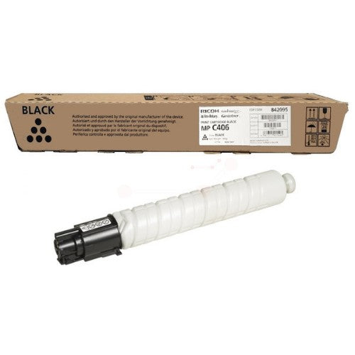 Ricoh 842095/MPC406 Toner black, 17K pages ISO/IEC 19752 for Ricoh MP C 306/406