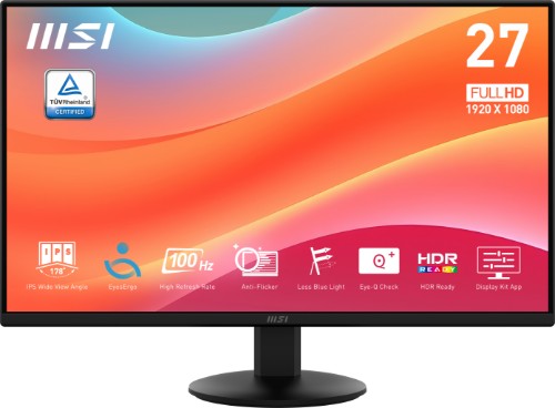 MSI Pro MP272L computer monitor 68.6 cm (27") 1920 x 1080 pixels Full HD LED Black