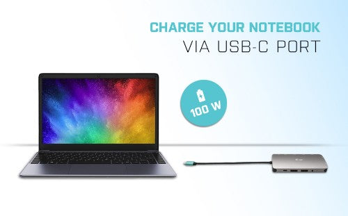 i-tec Metal USB-C Nano 3x Display Docking Station + Power Delivery 100 W