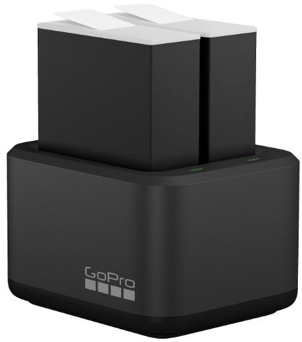 GoPro Dual Battery Charger + Enduro Batt for HERO12, HERO11, HERO10 & HERO9 Black