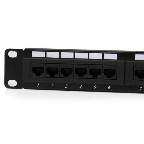 StarTech.com 24 Port 1U Rackmount Cat 6 110 Patch Panel