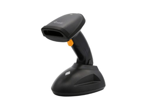Equip Wireless 2D Barcode Scanner, Long Distance, with Stand