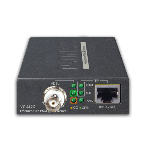 PLANET VC-232G network media converter 300 Mbit/s Black