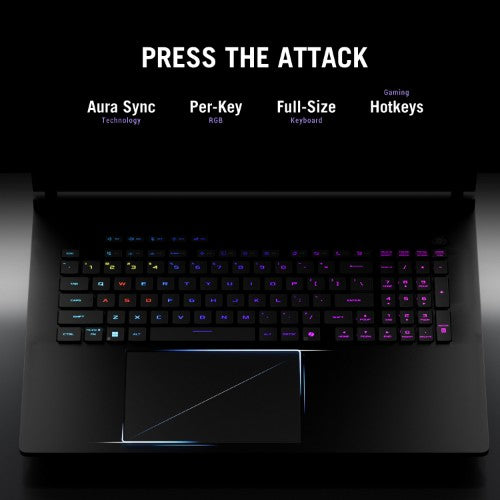 ASUS ROG Strix SCAR 18 G835LX-SA009W Intel Core Ultra 9 275HX Laptop 45.7 cm (18") WQXGA 64 GB DDR5-SDRAM 2 TB SSD NVIDIA GeForce RTX 5090 Wi-Fi 7 (802.11be) Windows 11 Home Black