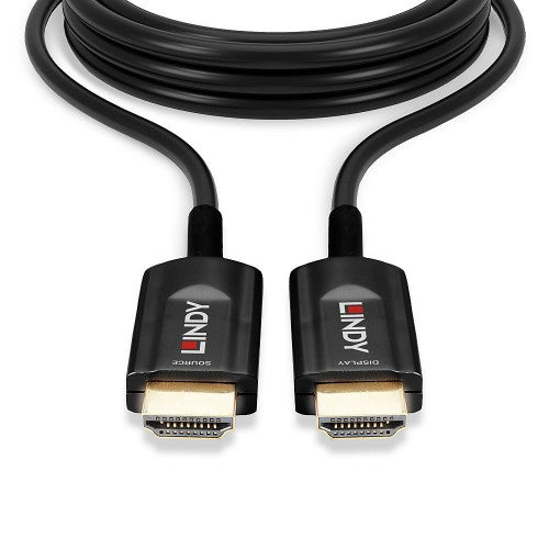 Lindy 10m Fibre Optic Hybrid Ultra High Speed HDMI Cable