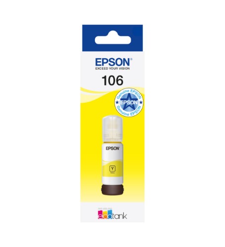 Epson C13T00R440/106 Ink bottle yellow, 5K pages 3400 Photos 70ml for Epson ET-7750