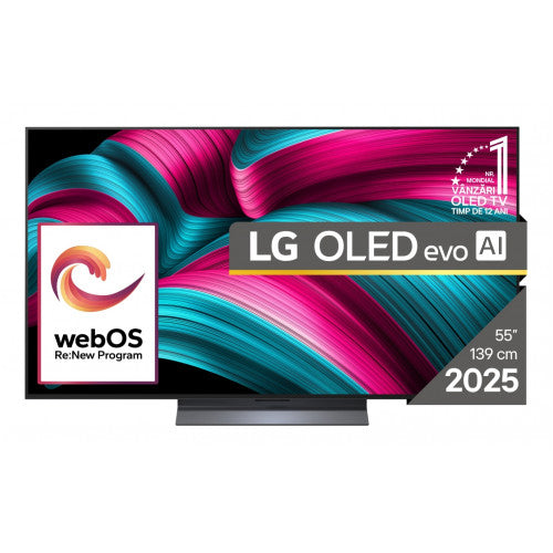 LG OLED evo AI OLED55C51LA TV 139.7 cm (55") 4K Ultra HD Smart TV Wi-Fi Black