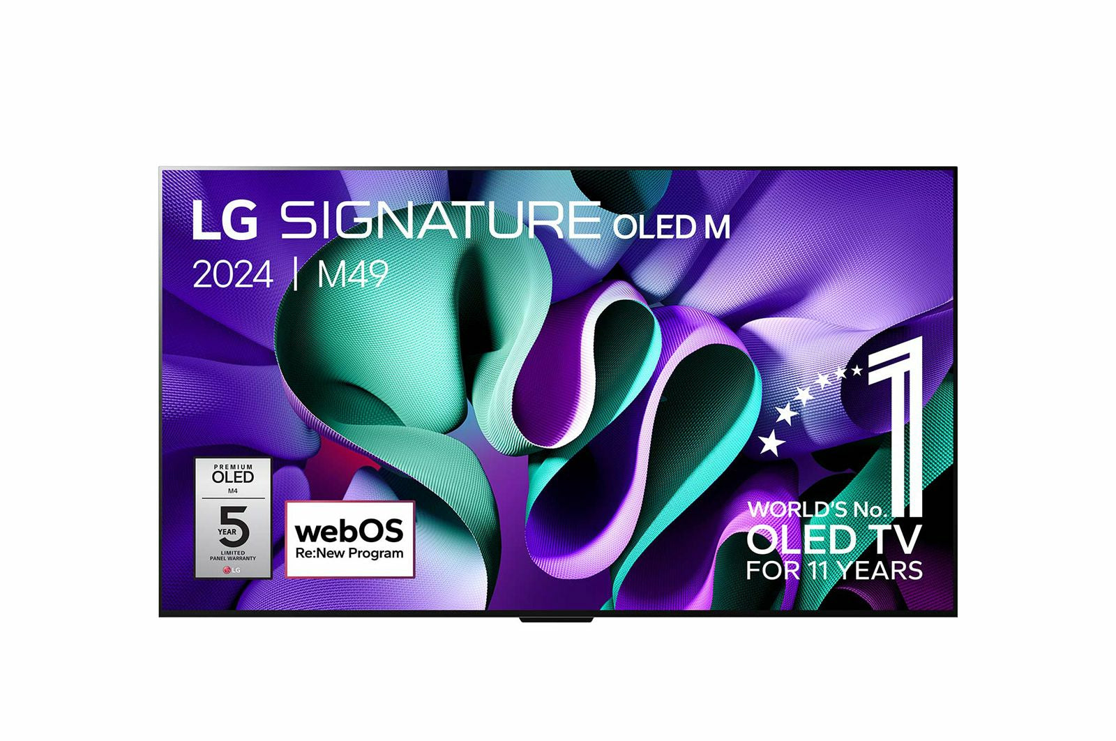 LG OLED evo M4 OLED65M49LA 165.1 cm (65") (2024) 4K Ultra HD Smart TV Wi-Fi |OLED65M49LA.AEK