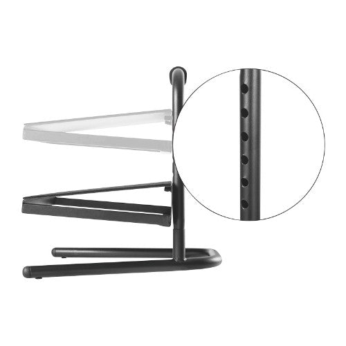 LogiLink EO0007 foot rest Black