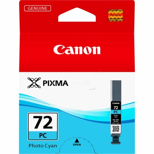 Canon 6407B001/PGI-72PC Ink cartridge light cyan 350 Photos 14ml for Canon Pixma Pro 10