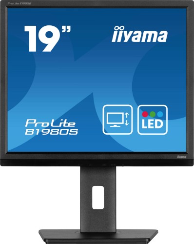 iiyama ProLite The 19’’ B1980S, designed for business, is an impressive LED-backlit monitor with a height adjustable stand