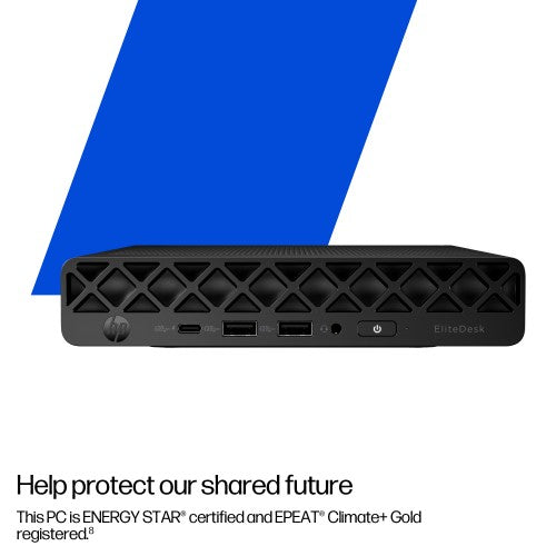 HP EliteDesk 8 Mini G1i Intel Core Ultra 5 235T 16 GB DDR5-SDRAM 512 GB SSD Windows 11 Pro Mini PC AI PC Black
