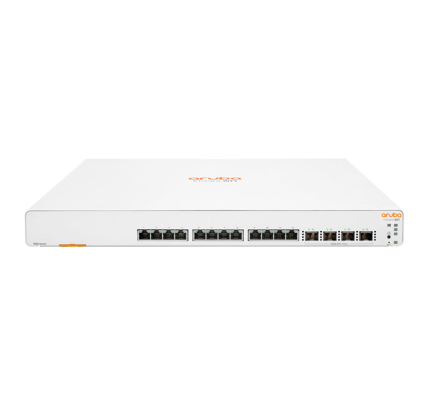 HPE Aruba Networking Aruba Instant On 1960 12XGT 4SFP+ (x5) Managed L2+ 10G Ethernet (100/1000/10000) 1U White