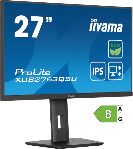 iiyama ProLite 27” IPS QHD panel with B energy class