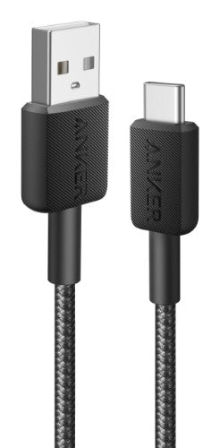 Anker USB-A to USB-C Braided Charging Cable 0.9 m, Black