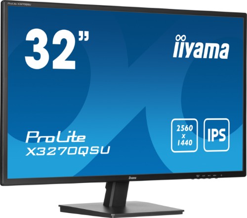 iiyama ProLite 32” IPS Panel Technology monitor featuring WQHD resolution