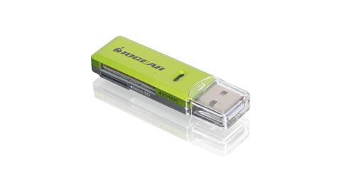 iogear GFR204SD card reader Green