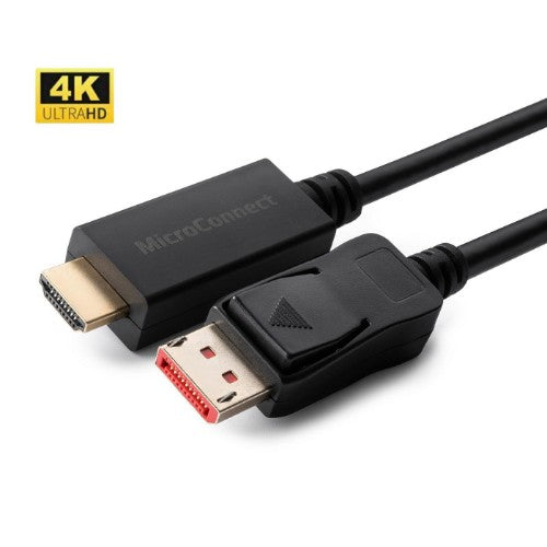 Microconnect MC-DP-HDMI-1504K video cable adapter 1.5 m DisplayPort Black