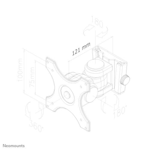 Neomounts FPMA-W250BLACK Monitor/TV mount wall 10-30" - full motion