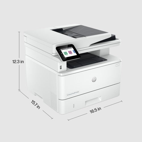 HP LaserJet Pro 4102fdw Wireless Multifunction Black and white Printer, Copier, Scanner; Duplex
