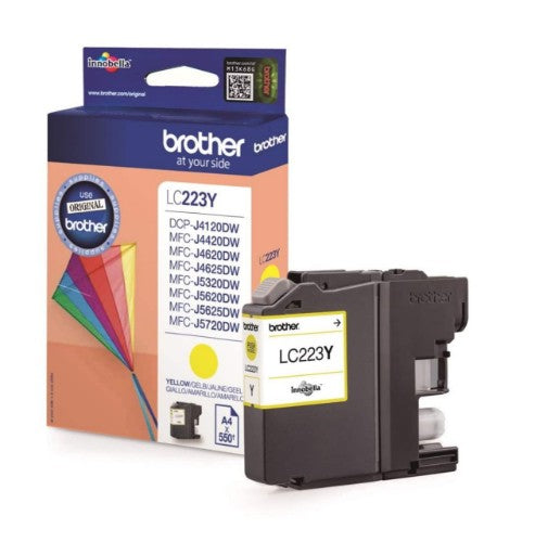 Brother LC-223Y Ink cartridge yellow, 550 pages ISO/IEC 24711 5.9ml for Brother DCP-J 562/MFC-J 4420/MFC-J 5320