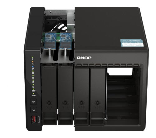 QNAP TS-453E NAS Tower Intel® Celeron® J6412 8 GB 0 TB QNAP QTS Black