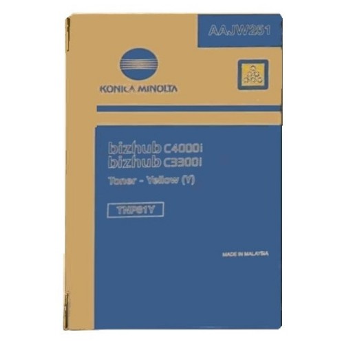 Konica Minolta AAJW251/TNP-81Y Toner yellow, 9K pages for KM Bizhub C 3300 i
