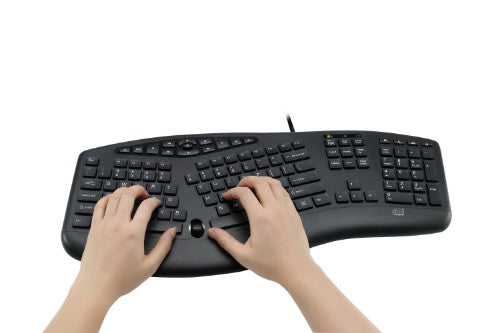 Adesso AKB-160UB-UK keyboard USB QWERTY UK English Black