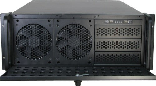 Inter-Tech IPC 4U-4129L Rack Metallic, Silver