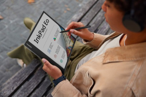 PocketBook InkPad Eo - Mist Grey e-book reader Touchscreen 64 GB Wi-Fi Black, Grey