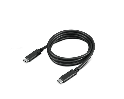 Lenovo 4X90U90619 USB cable USB 3.2 Gen 2 (3.1 Gen 2) 1 m USB C 10 Gbit/s 100 W Black