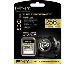 PNY 256GB SDXC class 10 UHS-I