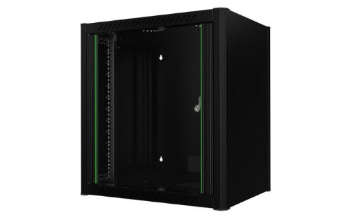 Lanview RWM12U45BL rack cabinet 12U Wall mounted rack Black